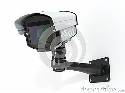 CCTV security camera Stock Photo