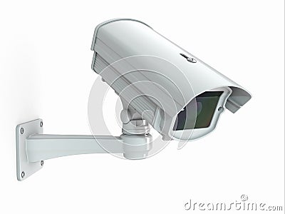 CCTV security camera Stock Photo