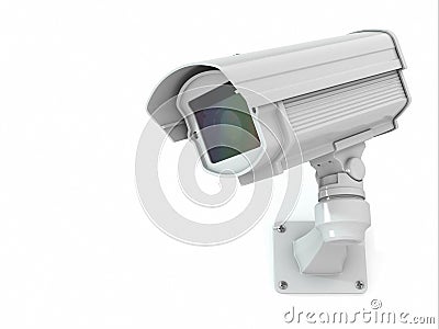 CCTV security camera Stock Photo