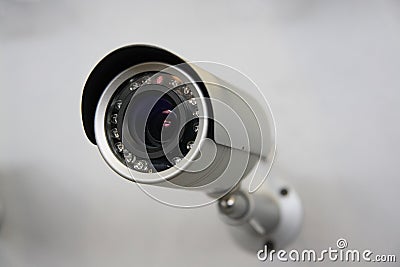 CCTV security camera. Stock Photo