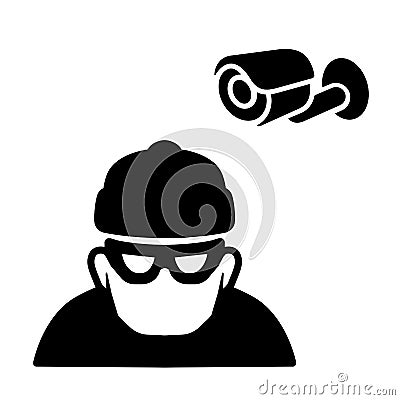 CCTV security camera Vector Illustration