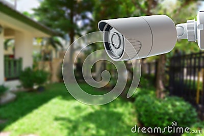 CCTV Security Camera Stock Photo