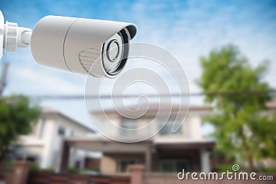 CCTV Security Camera for your home Stock Photo