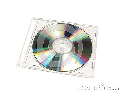 CD/DVD closed jewel case template Stock Photo