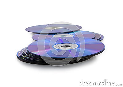 CD or DVD disc. Stock Photo