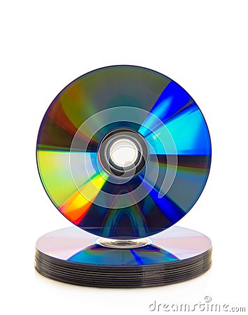 CD or DVD disc. Stock Photo