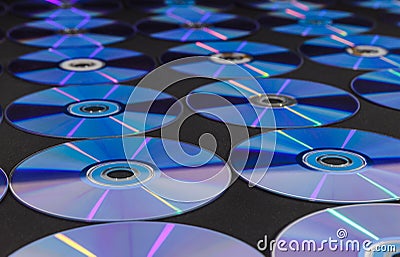 CD or DVD disc Stock Photo