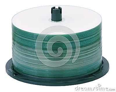 CD Spindle Stock Photo