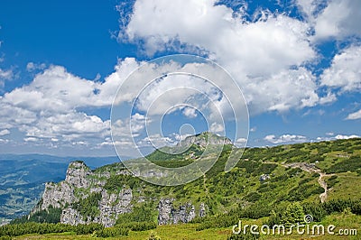 Ceahlau Landscape Stock Photo