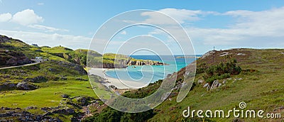 Ceannabienne Beach, Scottish Highlands Stock Photo