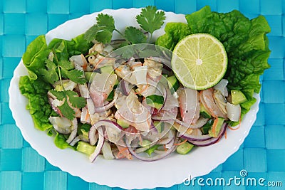 Cebiche Stock Photo