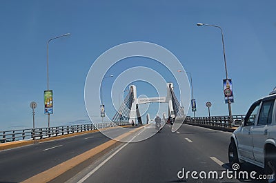 Fernan Bridge, Mactan Cebu Editorial Stock Photo