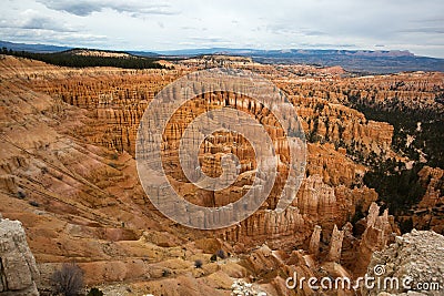 Cedar breaks geologycal formations in utah usa Stock Photo