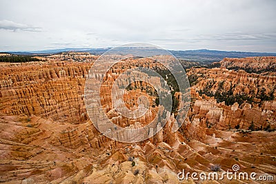 Cedar breaks geologycal formations in utah usa Stock Photo