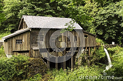 Cedar Creek Grist Mill Stock Photo