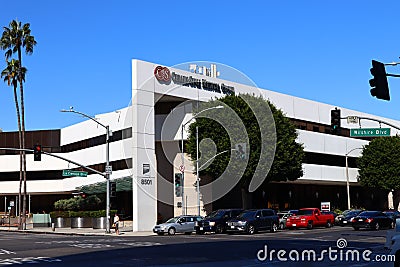 Cedars-Sinai Medical Group on Wilshire Blvd and La Cinega Blvd, Beverly Hills Editorial Stock Photo