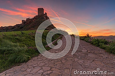 Cefalà Diana Castle, Italy Stock Photo