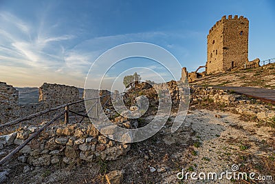 Cefalà Diana Castle, Italy Stock Photo