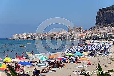 Cefalu, Sicily Editorial Stock Photo