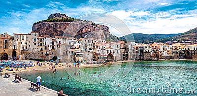 Cefalu, paradise of Italy ...and Sicily Editorial Stock Photo