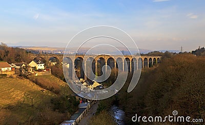 Cefn Coed Viaduct Merthyr Tydfil Stock Photo