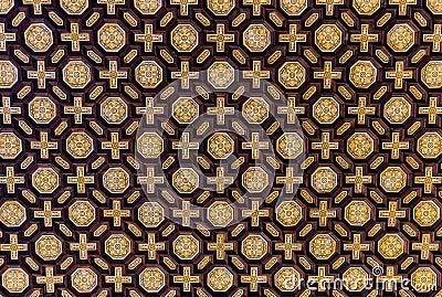 The ceiling of the hall Plaza de Espana in Seville, Spain Stock Photo