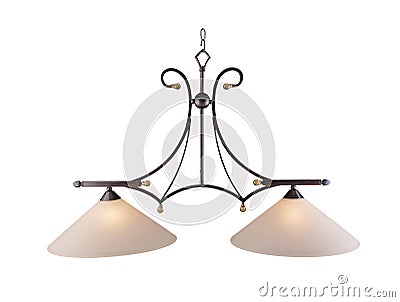 Ceiling lamp Stock Photo