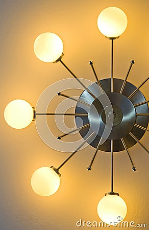 Ceiling lamp Stock Photo