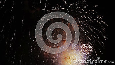 Celebración y fondo de las explosiones de los fuegos artificiales metrajes Celebración y fondo de las explosiones de los fuegos artificiales metrajes