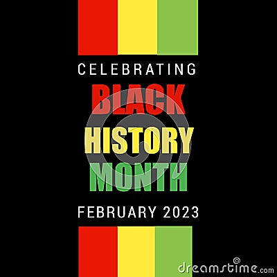 Celebrate Black History Month African American illustration Cartoon Illustration