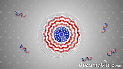 Memorial Day with USA Flag Airplane Background Stock Photo