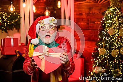 Celebrate new year. Christmas charity. Spread love. Charity concept. Generous donation. Kindness and generosity. Charity Stock Photo