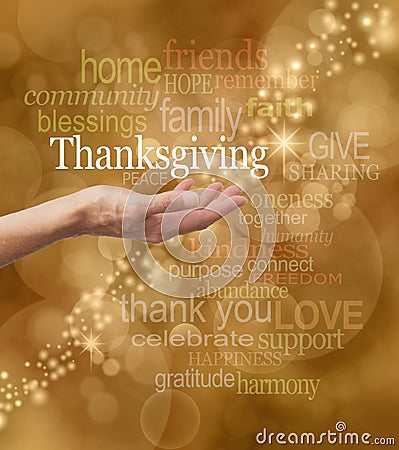 Celebrate Thanksgiving Stock Photo