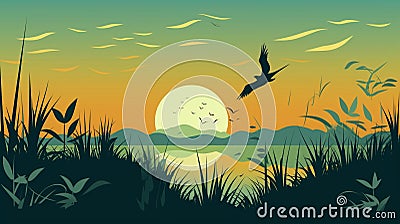 Global Biodiversity Protection Marking World Wetlands Day Stock Photo