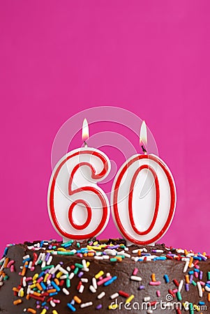 Celebrating Sixty Years Stock Photo