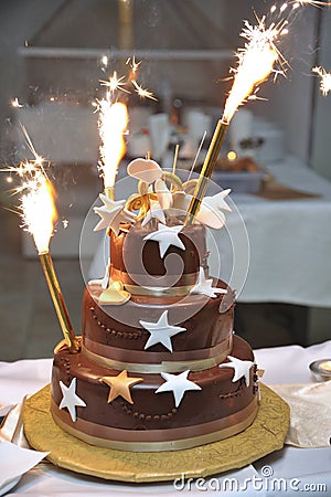 Celebration Cake Stock Photo