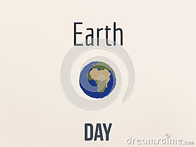 Celebration of earth day with beautiful wallpaper Stock Photo