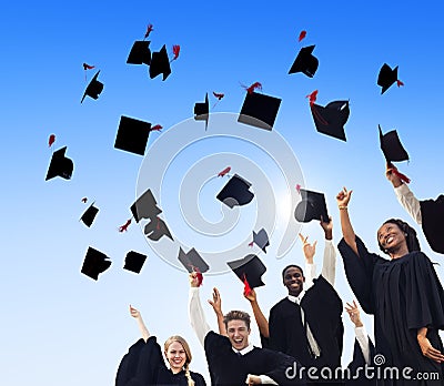 Celebration Education Graduation Student Success Learning Concept Stock Photo