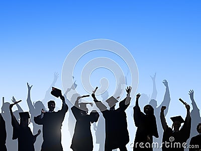 Celebration Education Graduation Student Success Learning Concept Stock Photo