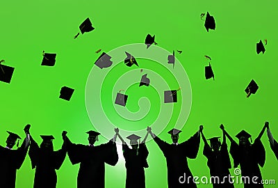 Celebration Education Graduation Student Success Learning Concep Stock Photo