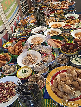 Celebration Feast in South Africa Stock Photo