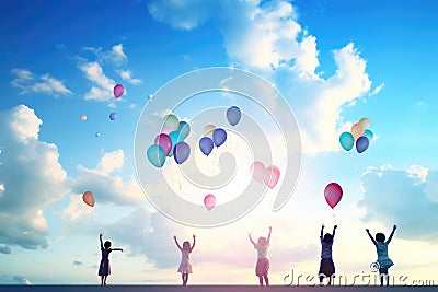 Celebration Happiness Friendship Togetherness Fun Concept. Stock Photo