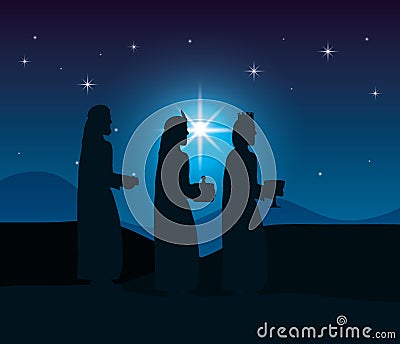 celebration merry christmas manger flat design Cartoon Illustration