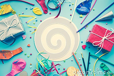 Celebration,party backgrounds concepts ideas with colorful element Stock Photo
