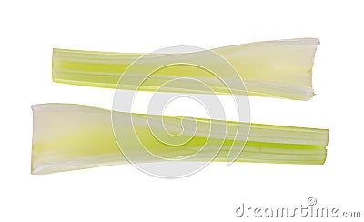 Celery isolated on white background Stock Photo