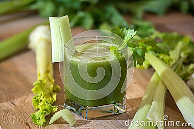 Celery juice Stock Photo