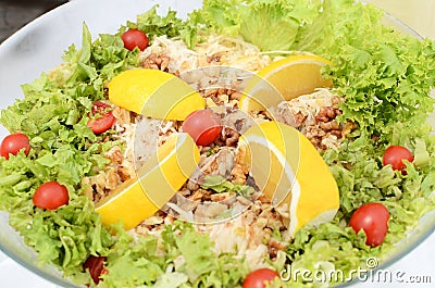 Celery root salad Stock Photo