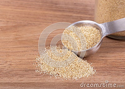 Celery Salt Seasoning on a Wooden Table Stock Photo