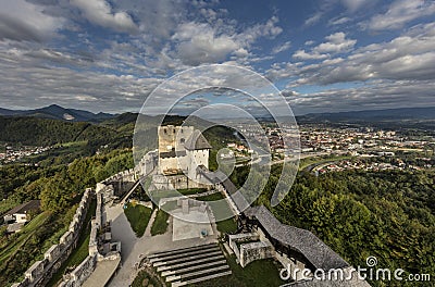 Celje castle, Slovenia Stock Photo