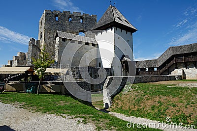 Celje medieval castle in Slovenia Stock Photo